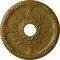 Ekena Millwork Antioch Ceiling Medallion (Fits Canopies up to 3 1/2"), Hnd-Painted Gold, 18"OD x 3 1/2"ID x 1 3/8"P CM18SEGLS - alternate 1